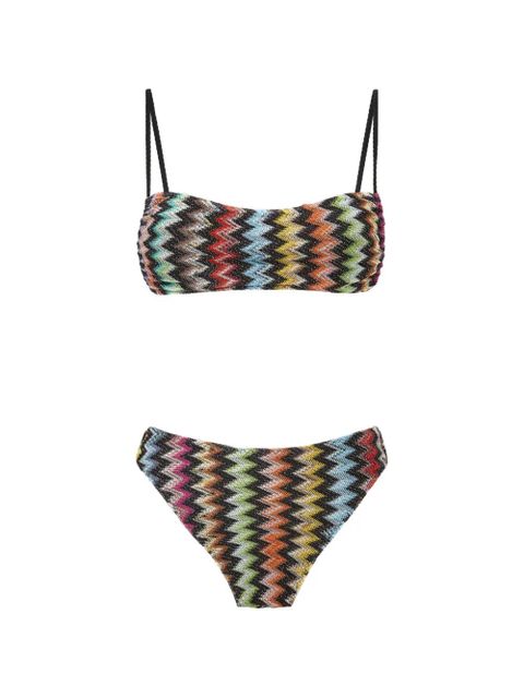 Missoni zigzag-pattern bikini - Black - zdjęcie produktu nr 1