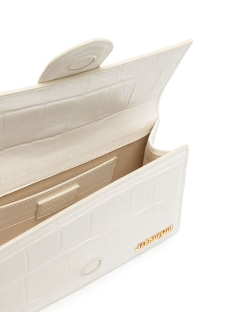 Jacquemus Le Grand Bambino leather mini bag - White