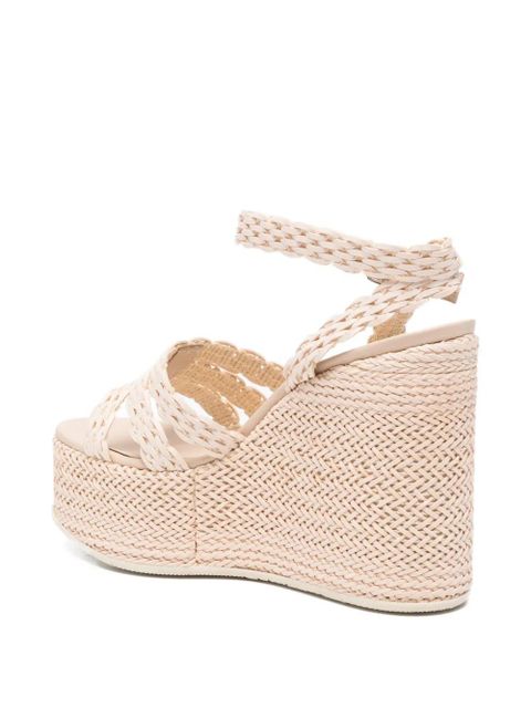 Casadei woven wedge espadrilles - Neutrals
