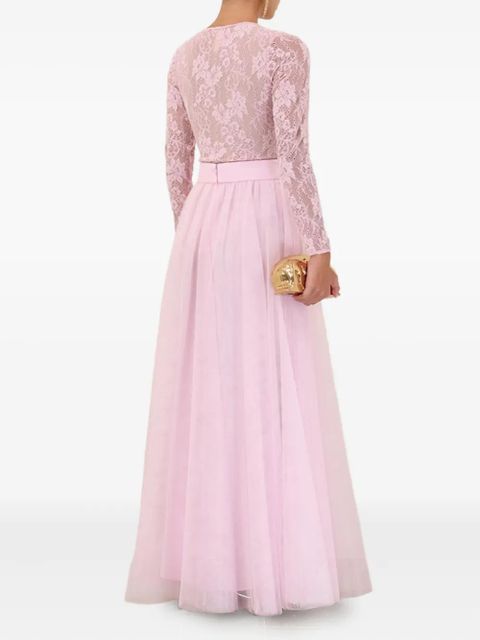 ZIMMERMANN tulle pleated maxi skirt - Pink - zdjęcie produktu nr 2
