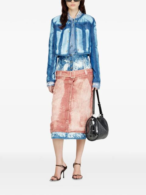 Diesel belted layered midi skirt - Pink - zdjęcie produktu nr 2