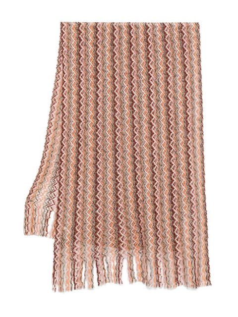 Missoni fringed scarf - Orange - zdjęcie produktu nr 1