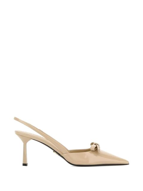 Prada bow-detail slingback pumps - Neutrals - zdjęcie produktu nr 1