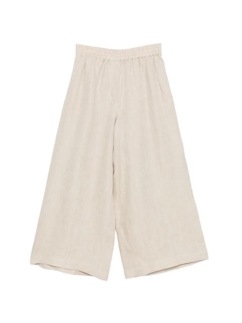 Weekend Max Mara Felino elasticated cropped trousers - Neutrals - zdjęcie produktu nr 1