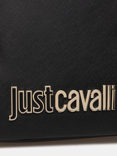 Just Cavalli plecak damski kolor czarny mały gładki 78RA4BBD ZS766