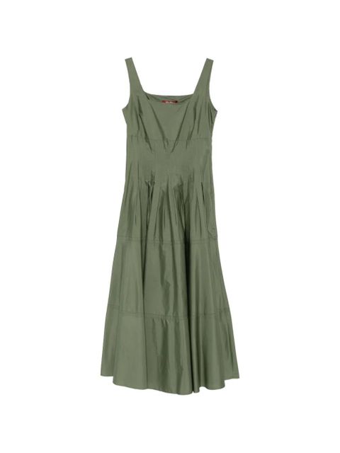 Max Mara Feltre pleated tiered dress - Green - zdjęcie produktu nr 1