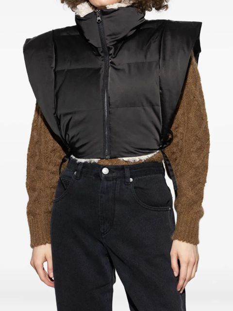 MARANT ÉTOILE Hoodiali gilet - Black - zdjęcie produktu nr 2