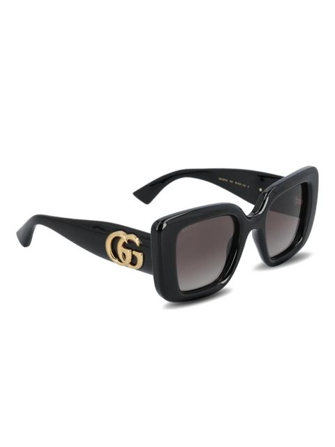 Gucci butterfly-frame double G sunglasses - Black - zdjęcie produktu nr 1