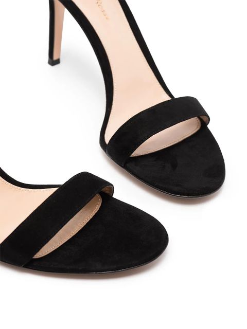 Gianvito Rossi Portofino 85mm suede sandals - Black - zdjęcie produktu nr 2