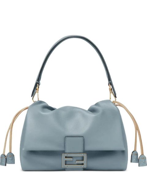 FENDI Mamma Baguette drawstring shoulder bag - Blue - zdjęcie produktu nr 1