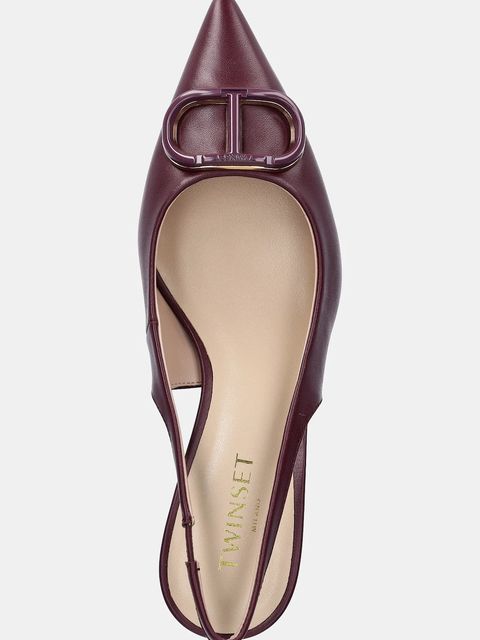 Twinset szpilki skórzane