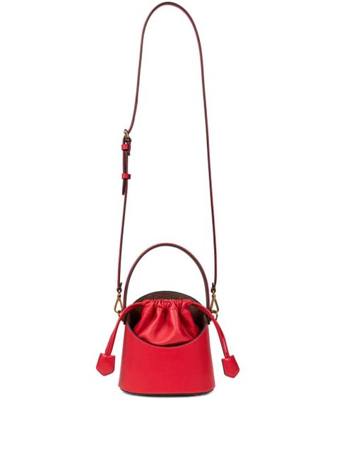 ETRO small Saturno leather bucket bag - Red - zdjęcie produktu nr 1