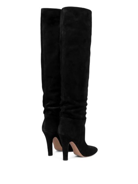 Paris Texas 100mm Elsa point-toe stiletto boots - Black