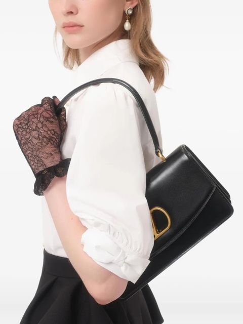 Valentino Garavani puffed sleeve button-up shirt - White