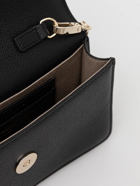 Emporio Armani kopertówka skórzana kolor czarny EW003036 AF19568