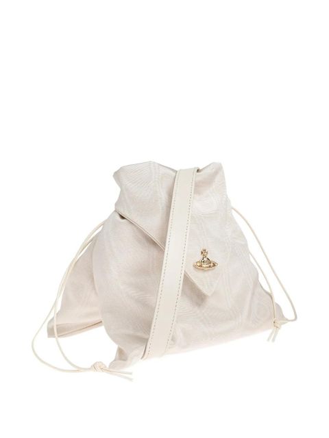 Vivienne Westwood Orb striped shoulder bag - Neutrals
