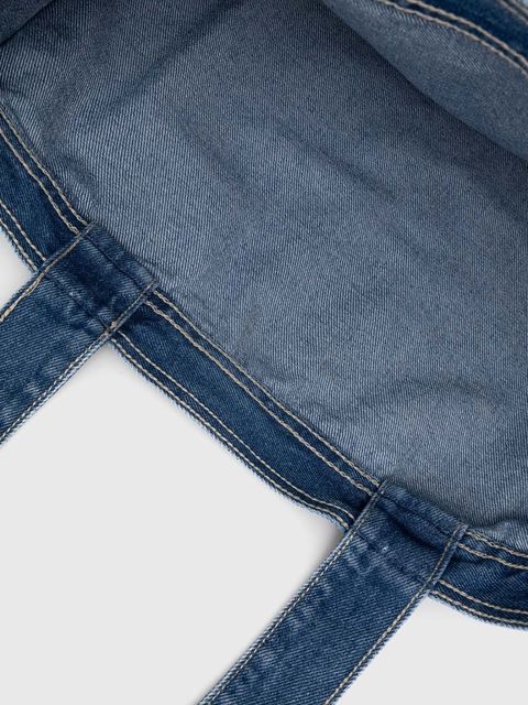 La Mania torebka jeansowa kolor niebieski