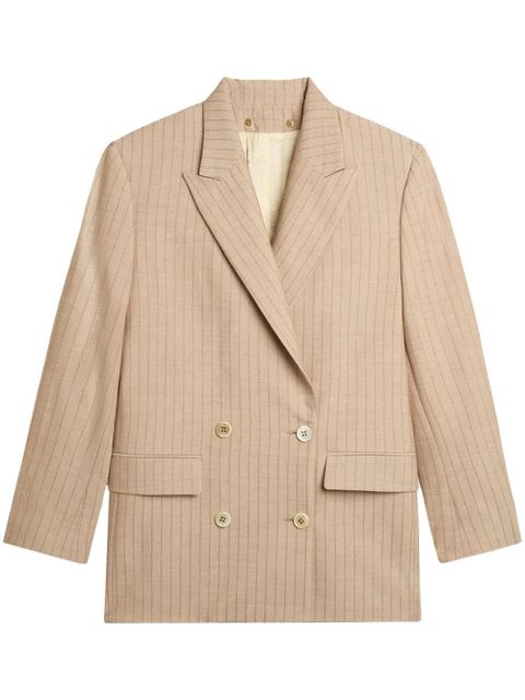 Golden Goose pinstriped blazer - Brown - zdjęcie produktu nr 1