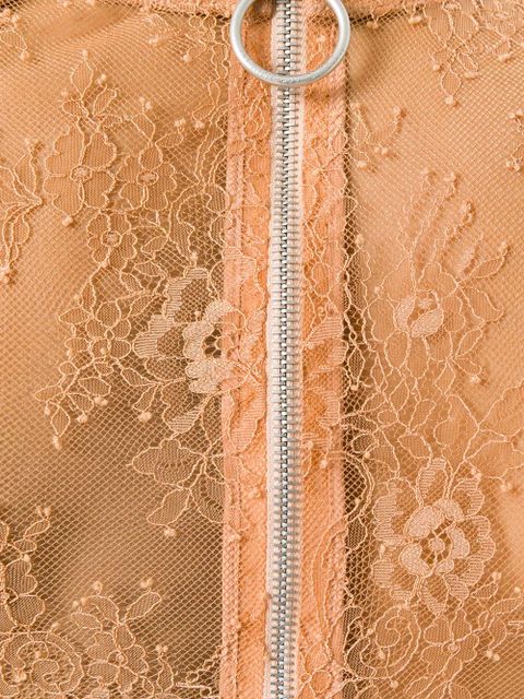 Off-White lace detailed top - Neutrals