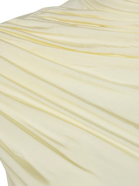 Self-Portrait draped maxi dress - Yellow