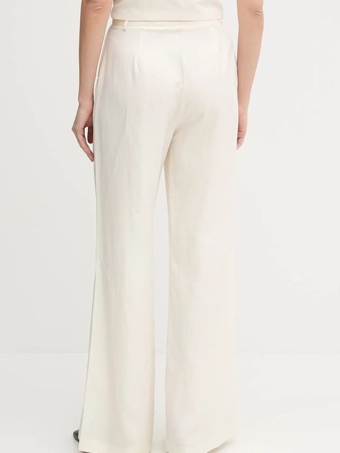 Gaudi spodnie z domieszką lnu