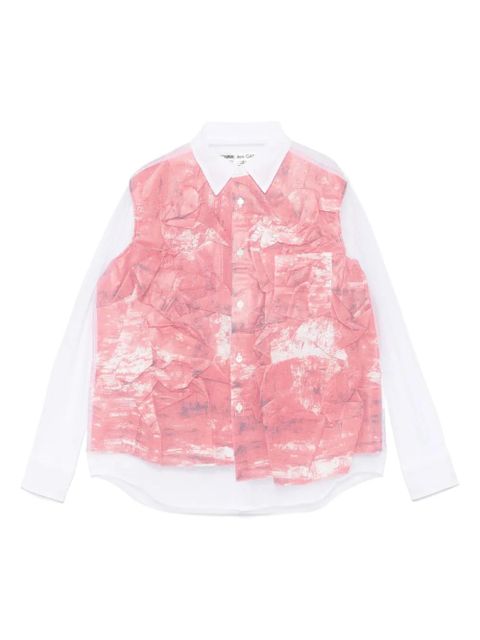 Comme Des Garçons mesh shirt - White - zdjęcie produktu nr 1