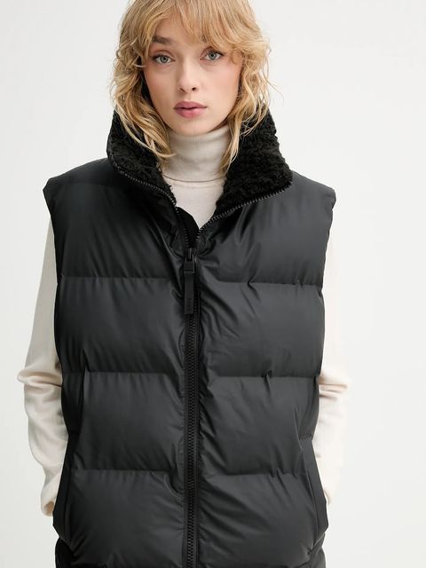 Rains bezrękawnik 17220 Alta Vision Puffer Vest kolor czarny zimowy 17220