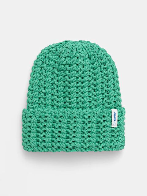 Eisbar czapka z dodatkiem wełny Selda MÜ kolor zielony E31025 - zdjęcie produktu nr 1