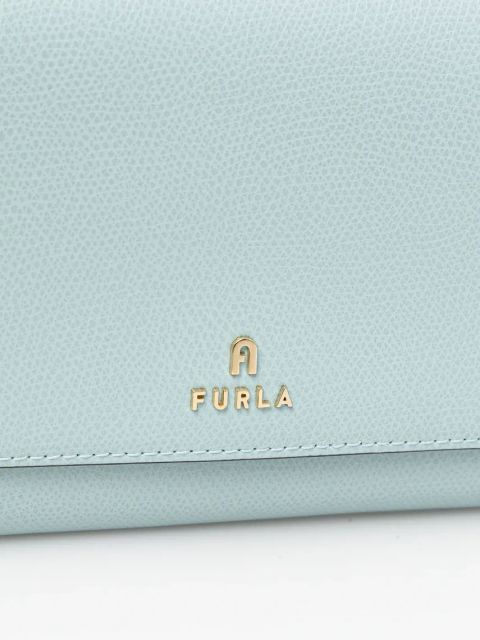 Furla torebka skórzana kolor turkusowy WE00675.ARE000.AQ0001007