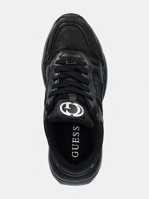 Guess sneakersy SAMNIE kolor czarny FLFSAM FAL12