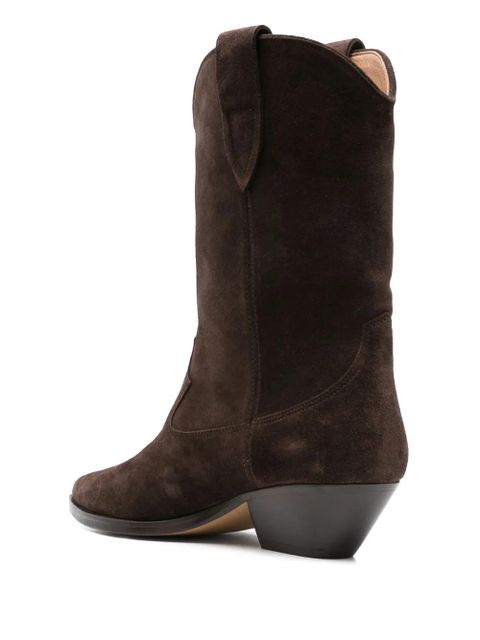 ISABEL MARANT suede pointed-toe boots - Brown - zdjęcie produktu nr 2