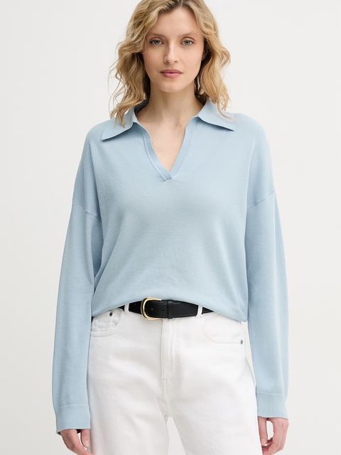 United Colors of Benetton sweter damski bawełniany - zdjęcie produktu nr 2