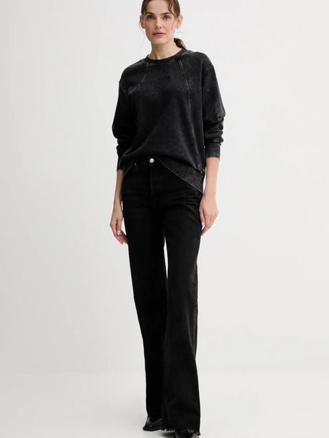 G-Star bluza bawełniana damska kolor czarny gładka D27173.D969 - zdjęcie produktu nr 2