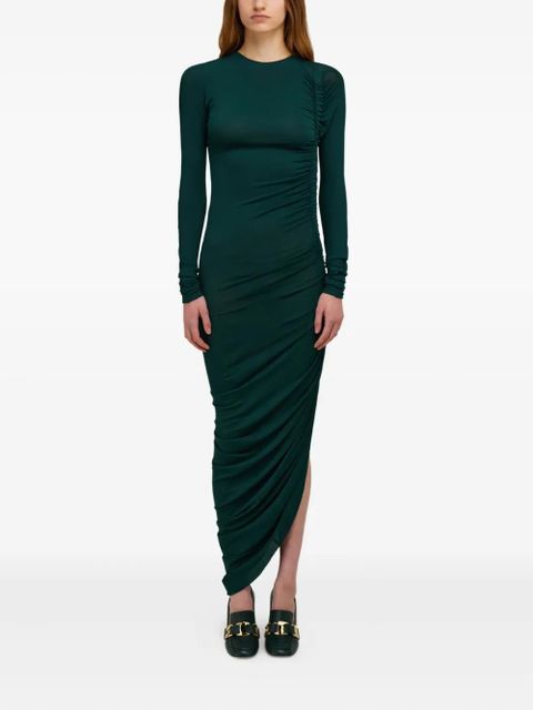 Ferragamo asymmetric maxi dress - Green - zdjęcie produktu nr 2