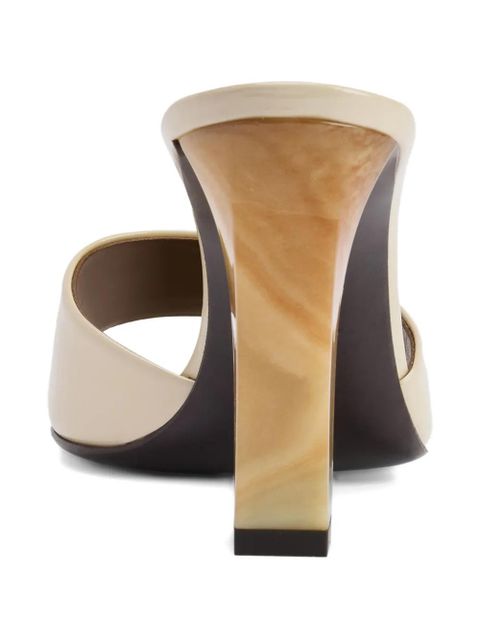 Giuseppe Zanotti Talia square-toe sandals - Neutrals