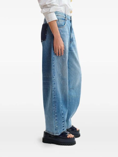 Essentiel Antwerp studded-pocket jeans - Blue