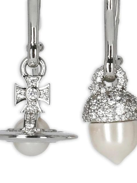 Vivienne Westwood pearl earrings - Silver - zdjęcie produktu nr 2
