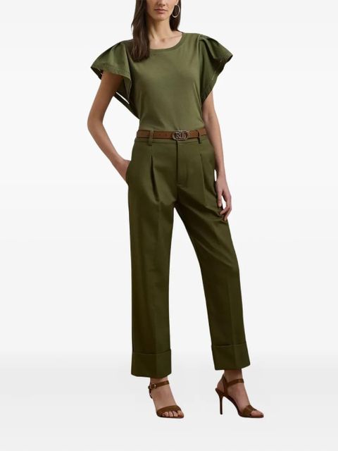 Lauren Ralph Lauren pleated high-waisted trousers - Green - zdjęcie produktu nr 2