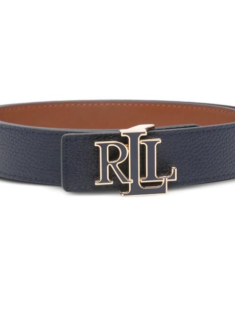 Lauren Ralph Lauren logo-buckle belt - Blue