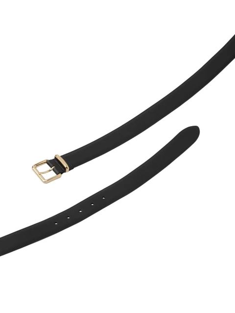 Miu Miu laser-engraved logo belt - Black - zdjęcie produktu nr 2