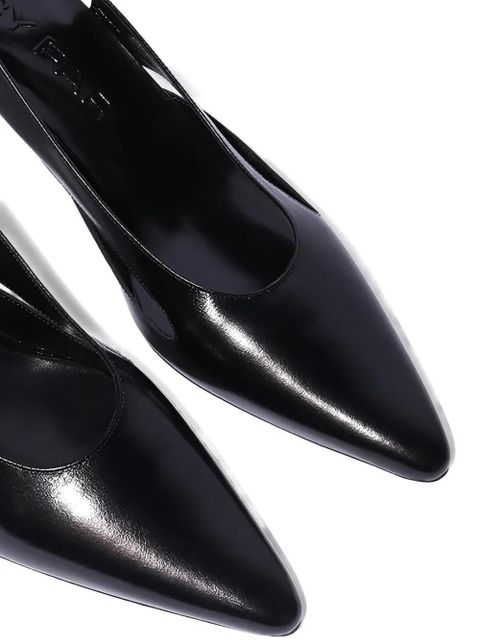 BY FAR 60mm Runa slingback heeled pumps - Black