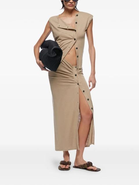 The Attico button-detail skirt - Neutrals - zdjęcie produktu nr 2