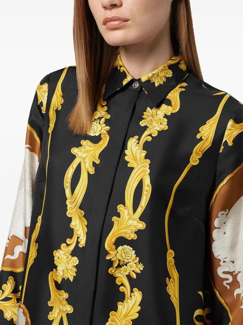Versace Cameo silk shirt - Black