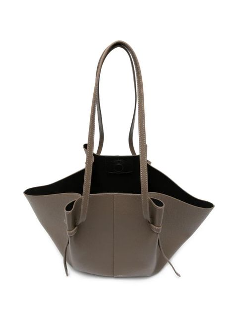 Yuzefi large Mochi knot-detail tote bag - Grey