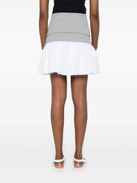 Miu Miu layered skirt - Grey