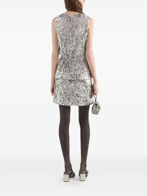 Dolce & Gabbana sequin top - Silver - zdjęcie produktu nr 2