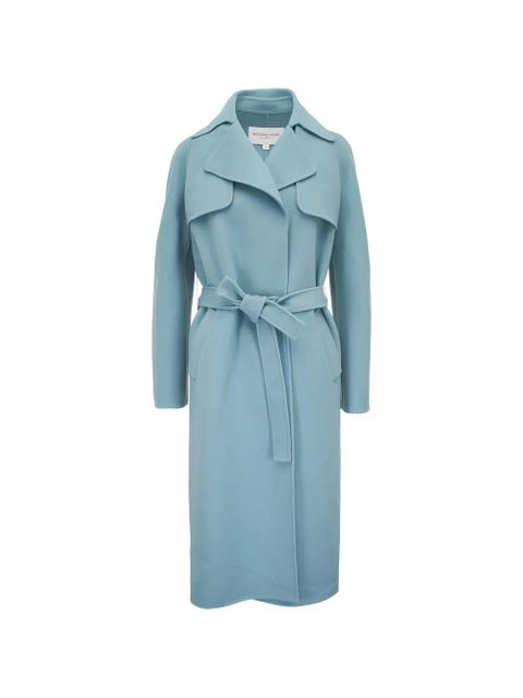 Michael Kors belted long coat - Blue - zdjęcie produktu nr 1