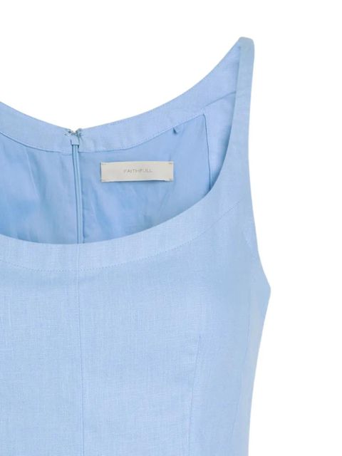 Faithfull the Brand A-line top - Blue - zdjęcie produktu nr 2