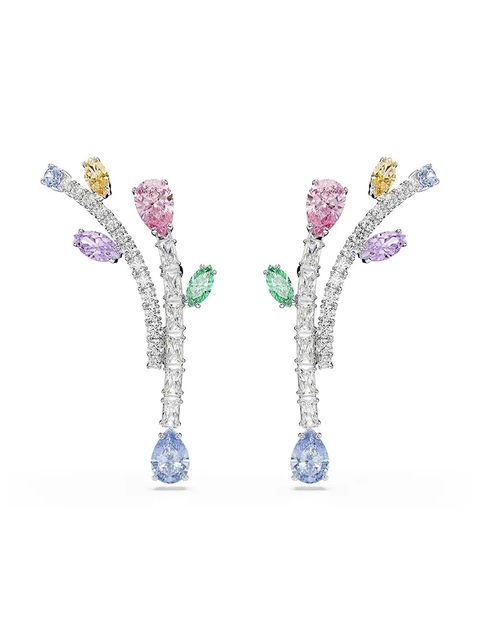 Swarovski kolczyki damskie metalowe z kryształem Swarovski Ariana Grande x Swarovski - zdjęcie produktu nr 1