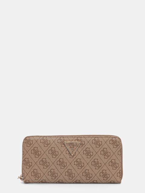 Guess portfel LAUREL damski kolor beżowy SWSG74 59146 - zdjęcie produktu nr 1